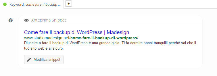 Esempio title Yoast SEO WordPress Esempio title Yoast SEO WordPress