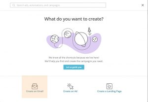 Crea una campagna con Mailchimp