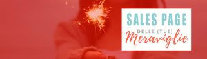 Sales page delle tue meraviglie