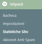 Jetpack statistiche sito Jetpack statistiche sito