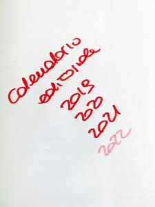 Calendario editoriale negli anni